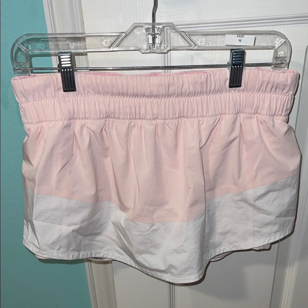 Lululemon Athletica Pink Striped Shorts